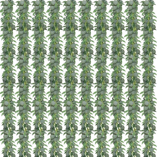 Citrus; 10Pack 6.4 FT Artificial Eucalyptus Garland with Willow Leaves, Faux Silver Dollar Greenery Vine for Wedding Arch, Table Runner, Doorway, Indoor and Outdoor Decor; Category:Spring Greenery Garlands; Image:1